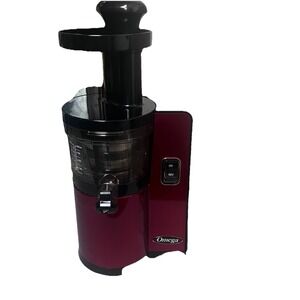Omega VSJ843QR Cold Press Vertical Slow Masticating Juicer Red *Works Great*